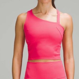 NWOT Lululemon Everlux Asymmetrical Tennis Tank Top Lip Gloss